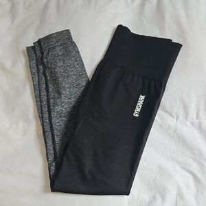 Gymshark Kids Charcoal and Black Leggings